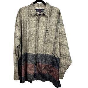 Phat Farm Button Up Shirt XXL Vintage Y2K Hip Hop Streetwear, 90's
